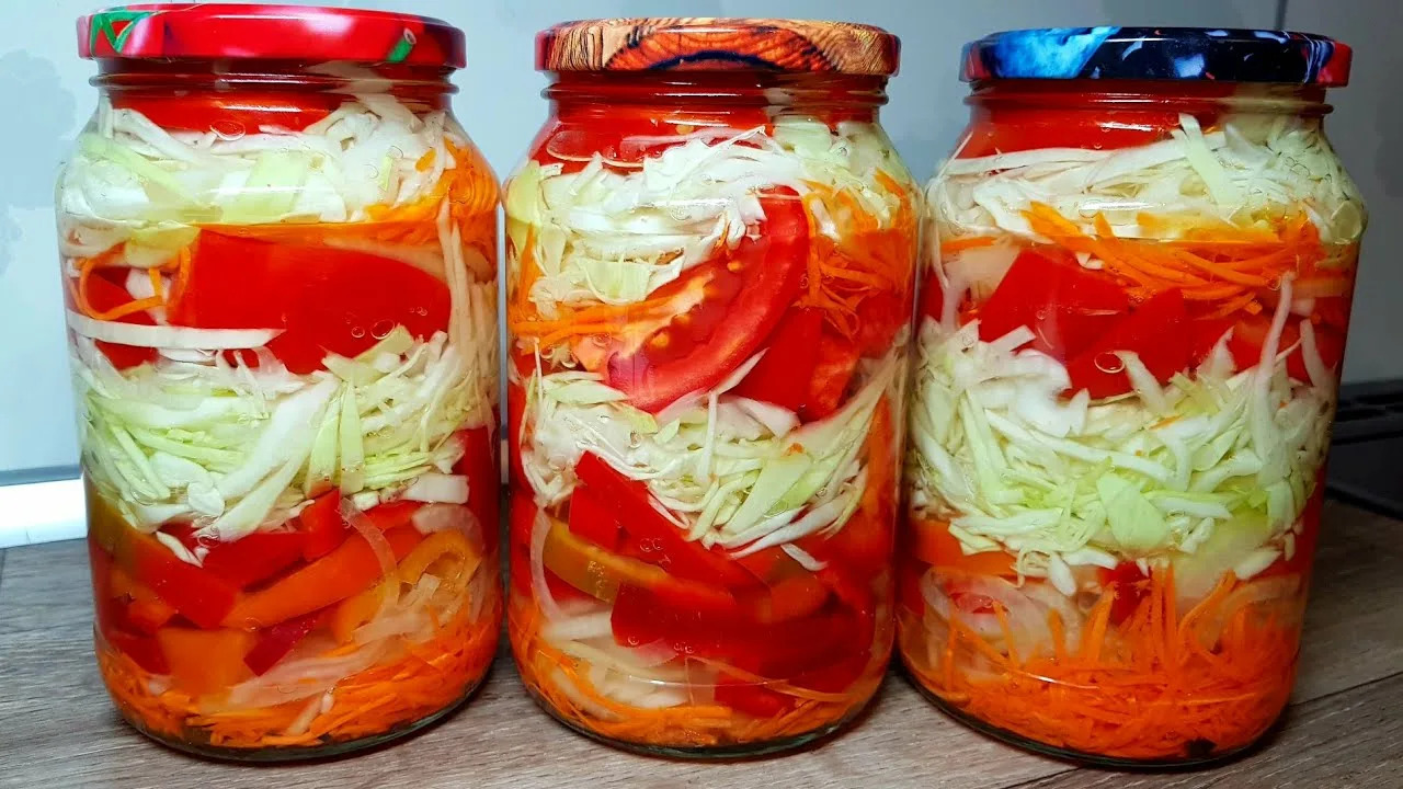 салат в банках