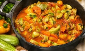 рагу в сковородке