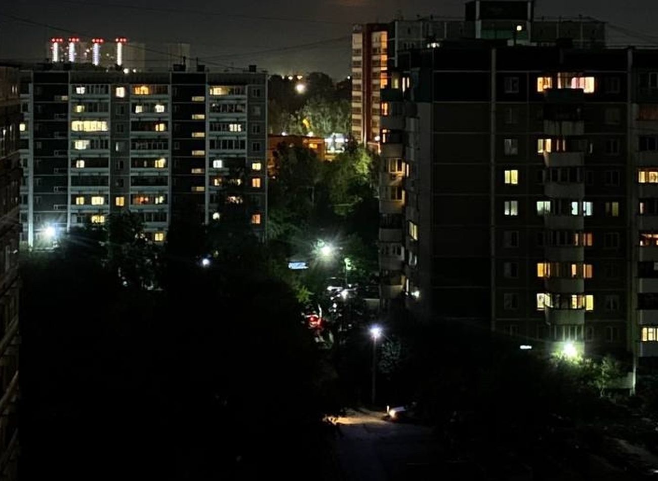 Екатеринбург ночью