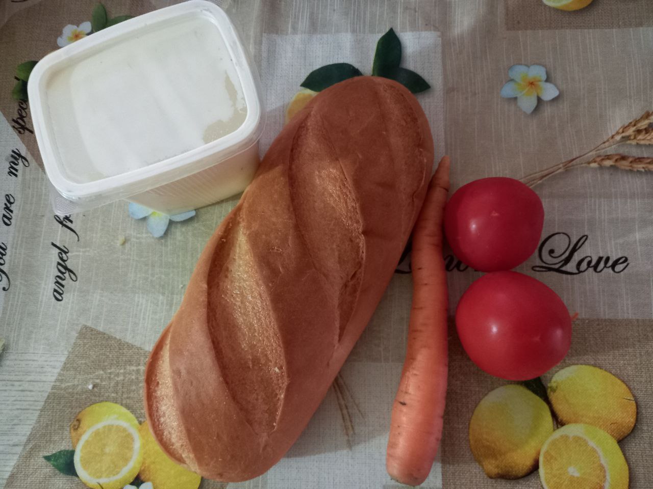 Овощи на столе