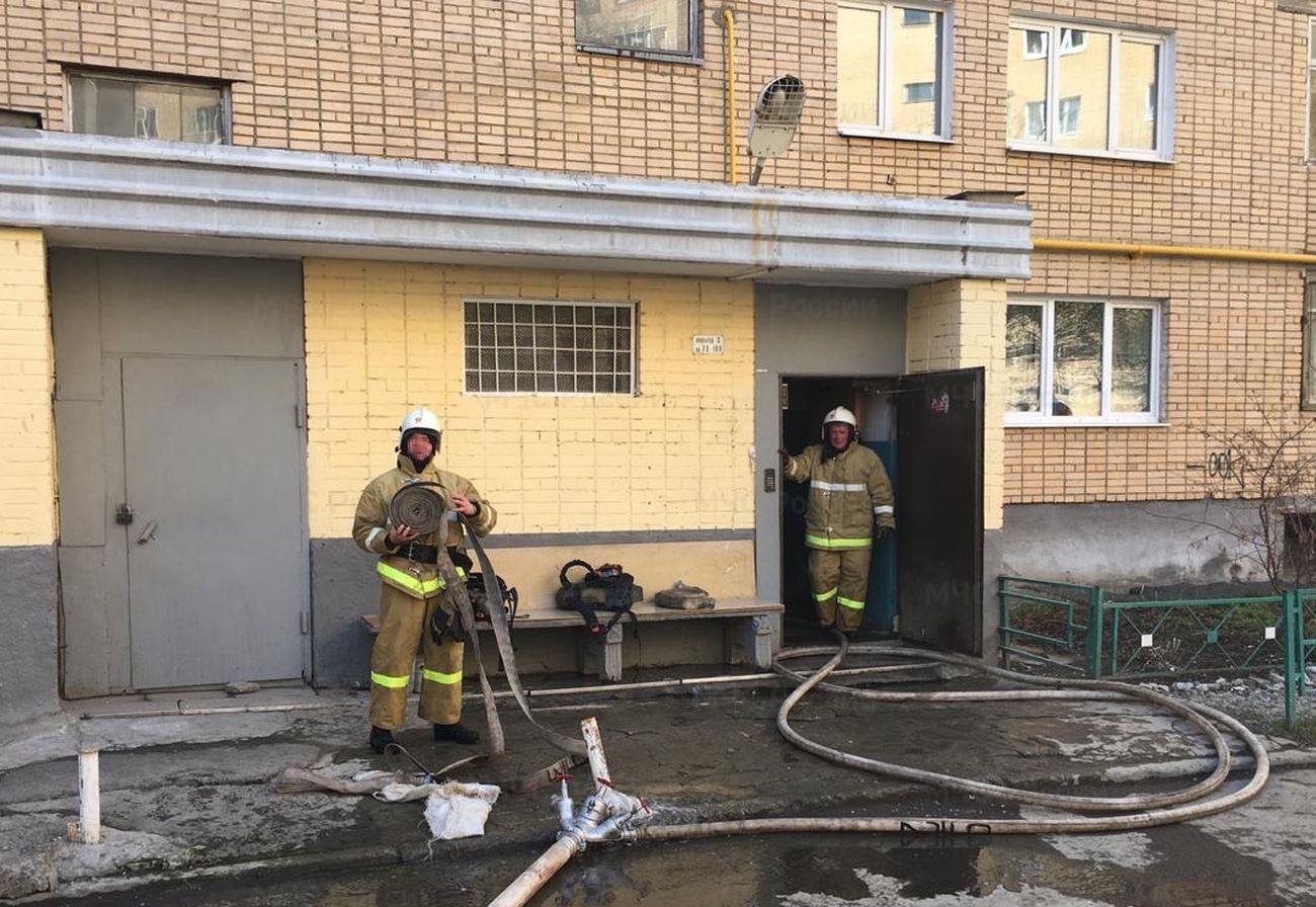 Пожар в Екатеринбурге