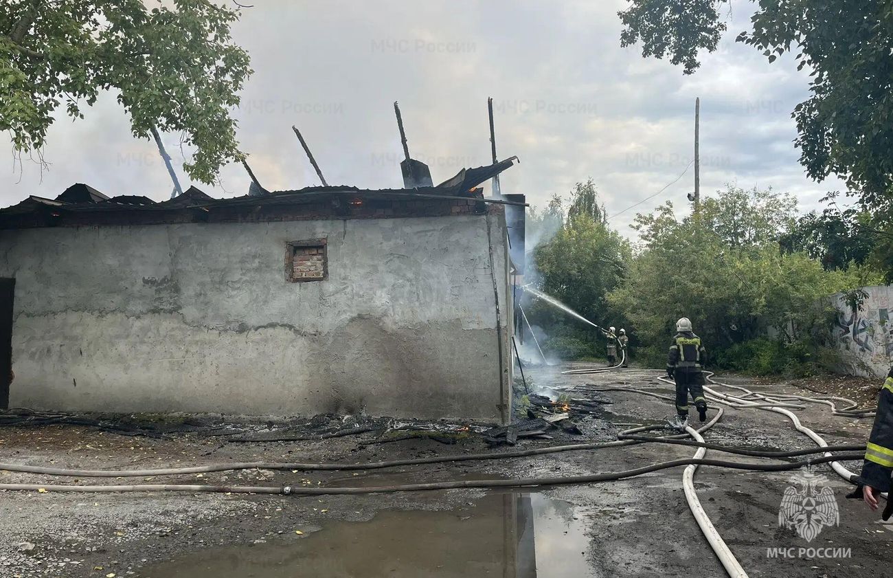 Пожар в Асбесте