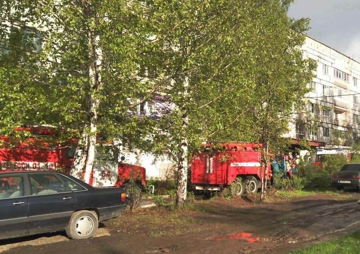 Пожар в Екатеринбурге