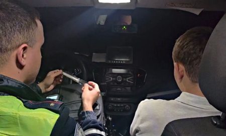 Поимка пьяного подростка за рулем