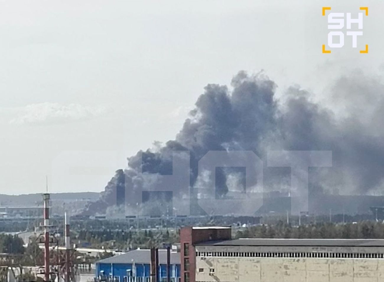 Пожар на складе