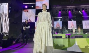 Модный показ в парке