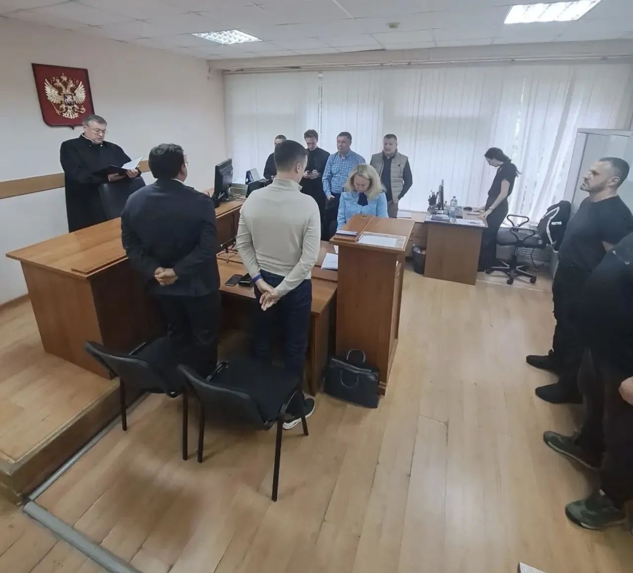 Обвиняемые в суде