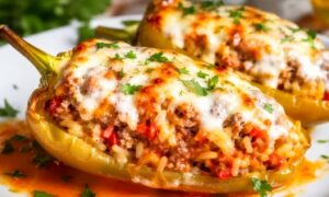 Фаршированный кабачок
