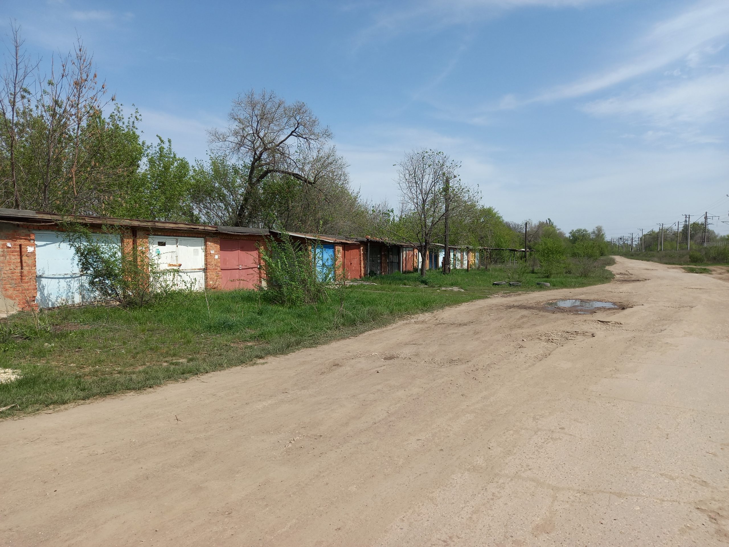 Гаражи в городе