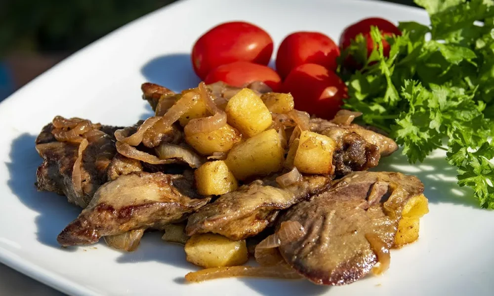 куриная печень из духовки
