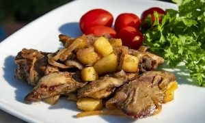 куриная печень из духовки