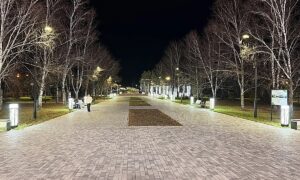 В Каменске-Уральском ищут причину сбоев уличного освещения на Аллее Славы. Теги: Уличное освещение, фонари вечер, электрощит