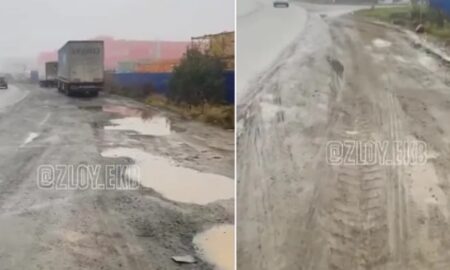 Нелегальная парковка фур